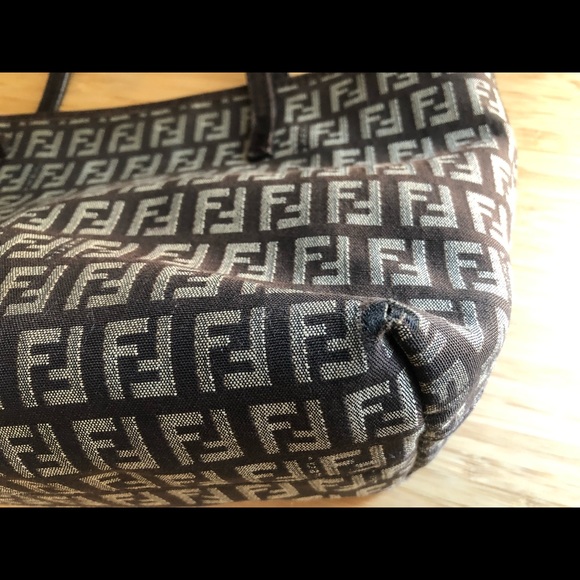 Authentic Fendi Zucchino tote bag - Picture 8 of 13